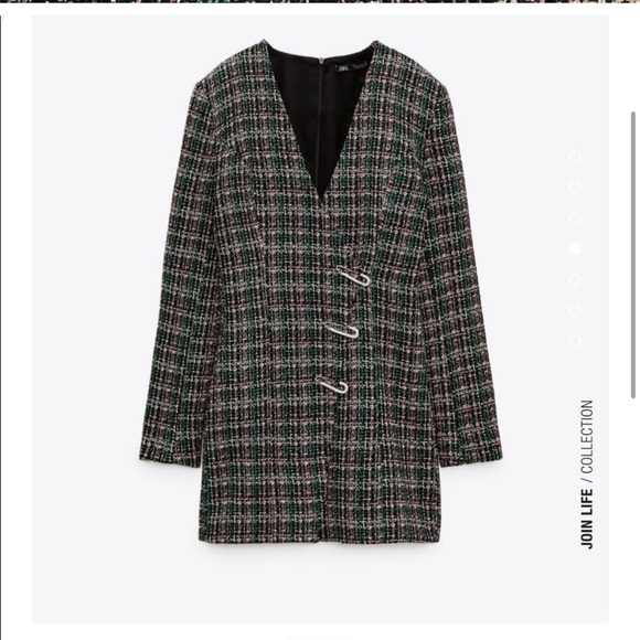 Zara structured blazer dress  NEVER WORN - Picture 5 of 7